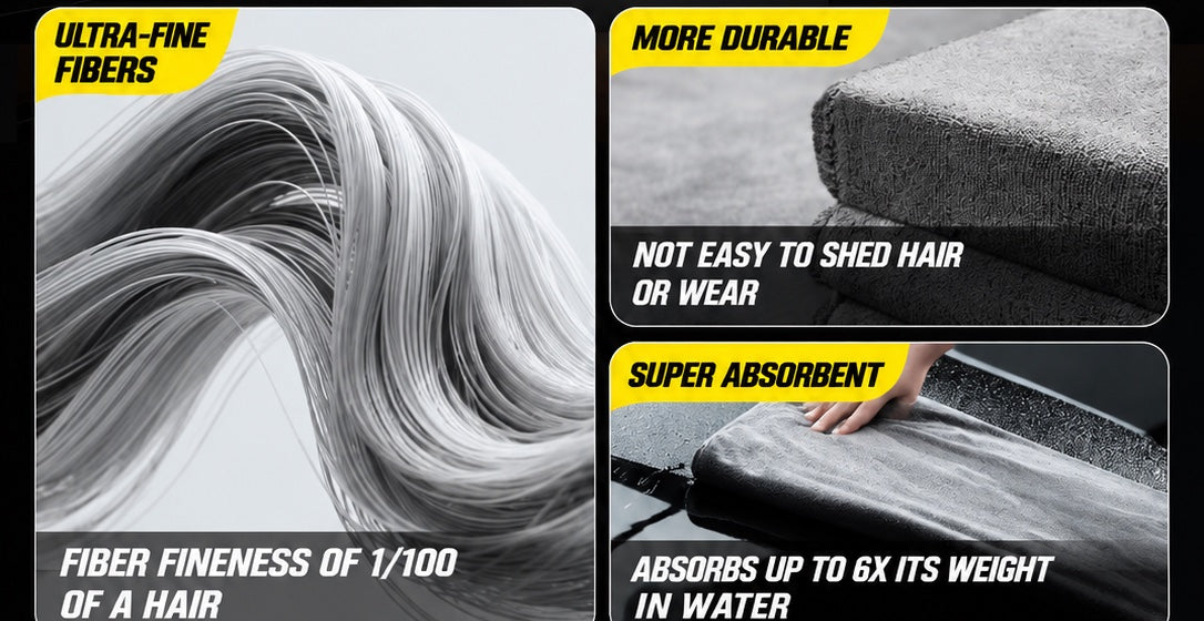 Apex AquaDry — Microfiber Car Drying Towel