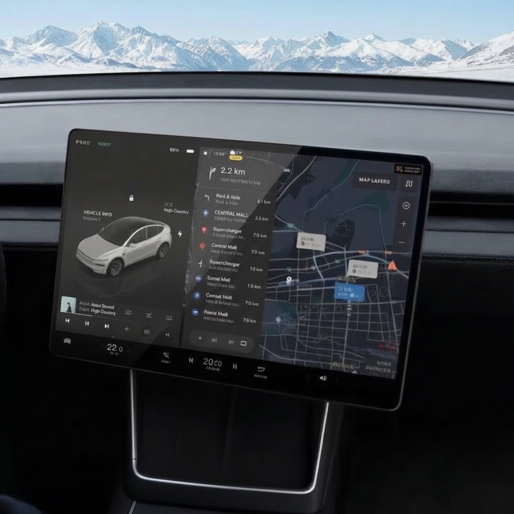 How to Fix Tesla Touchscreen Glare: 360° Swivel Mount Review & Install Guide