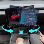 Tesla dashboard with Apex 360 mount, screen facing driver
