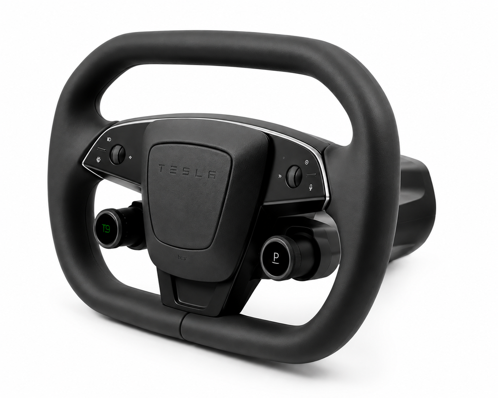 Apex T9 Cyber Steering Wheel™ | Rotary Control Wheel for Tesla Model 3 & Model Y
