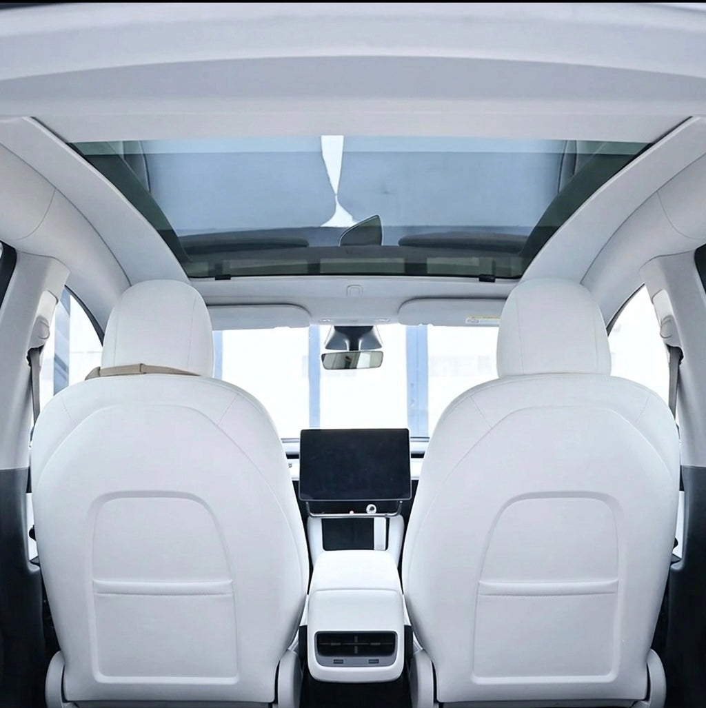 Smart Voice-Controlled Retractable Electric Sunshade | Tesla Model Y & Model Y Juniper