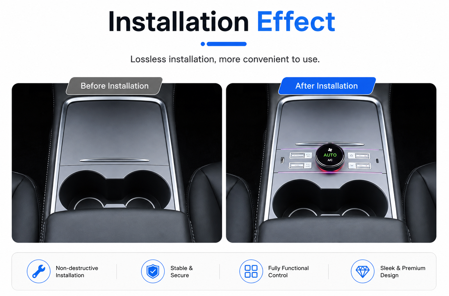 LCD Intelligent Control Docking Station Knob — AS2059