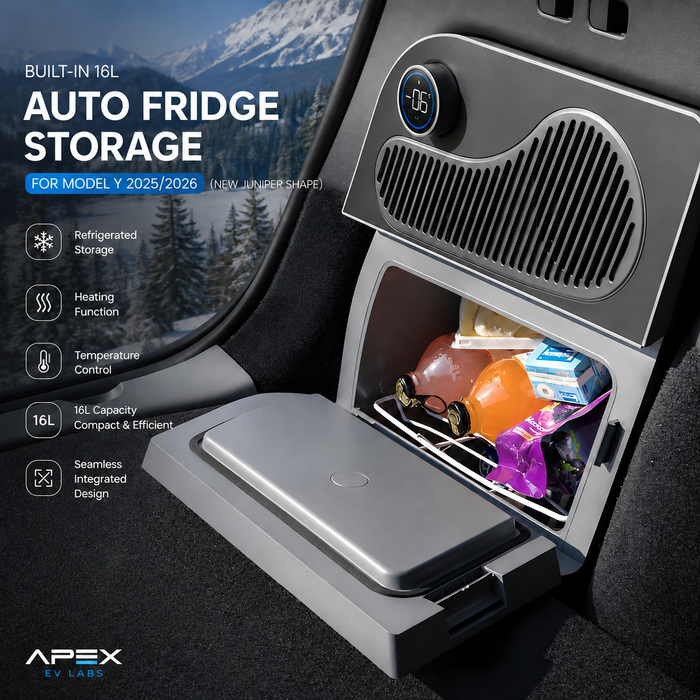 Apex Glacier™ Hidden Trunk Fridge | Tesla Model Y 2020–2026