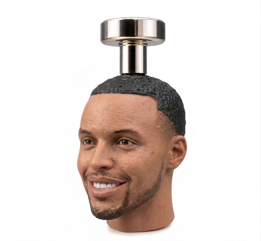 Magnetic Mini Head Buddy — Tesla Car Interior Figurine