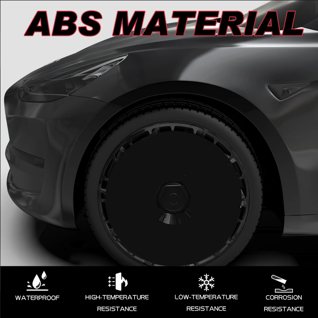 Apex Wheel Covers — Pure Black