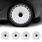 Apex Wheel Covers — Pure White