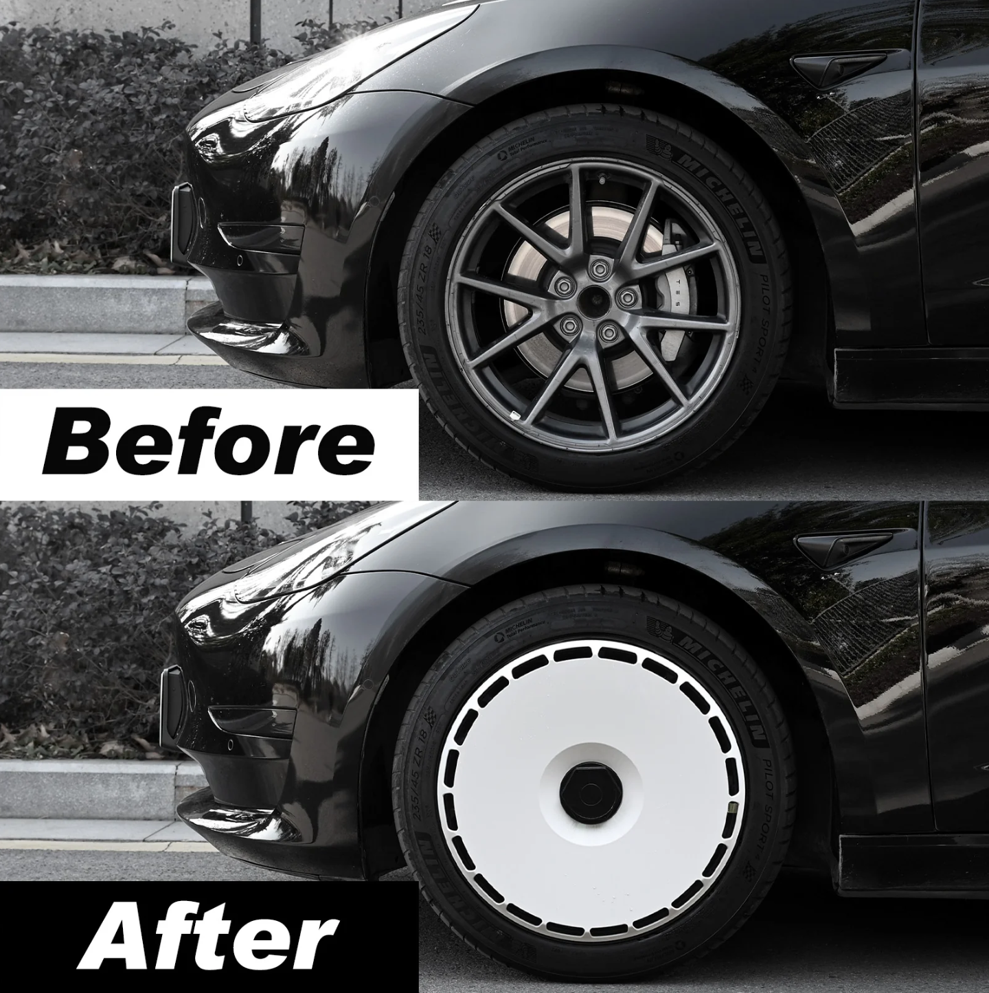 Apex Wheel Covers — Pure White