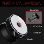 Apex Wheel Covers — Pure White