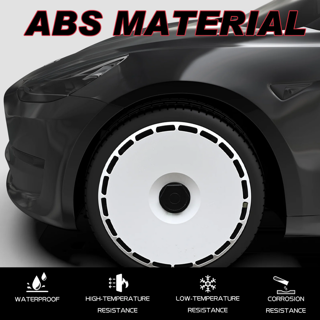 Apex Wheel Covers — Pure White