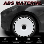 Apex Wheel Covers — Pure White