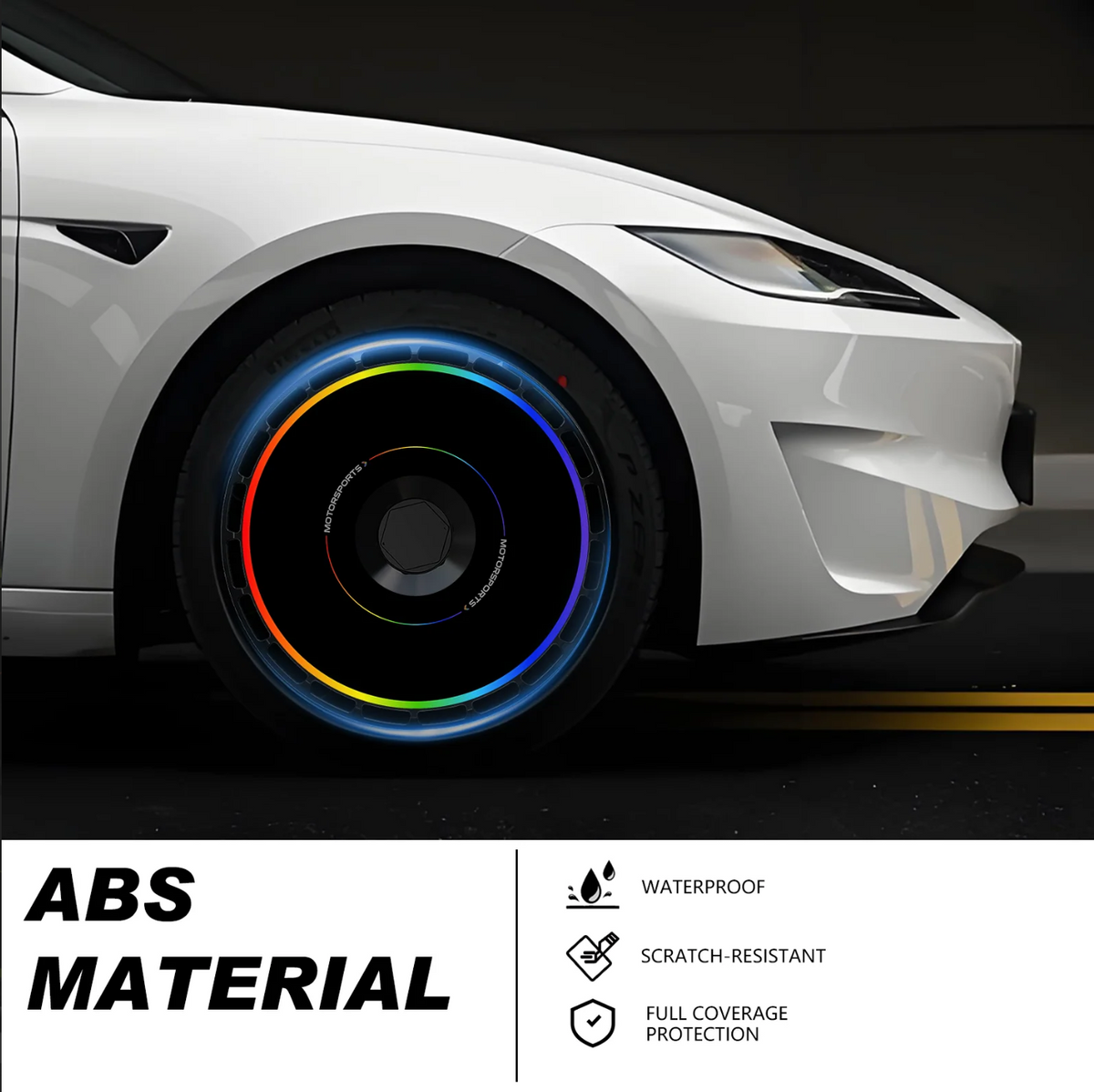 Apex Wheel Covers - Rainbow