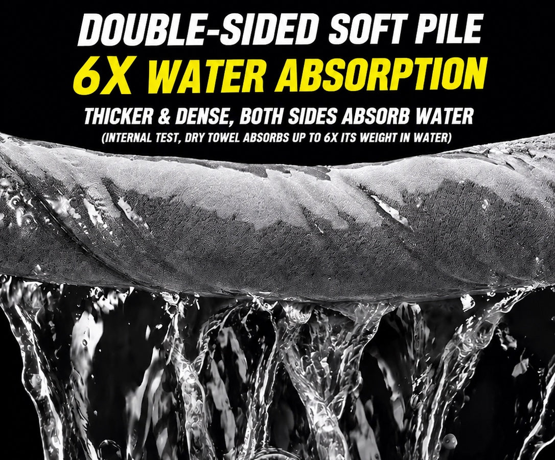 Apex AquaDry — Microfiber Car Drying Towel