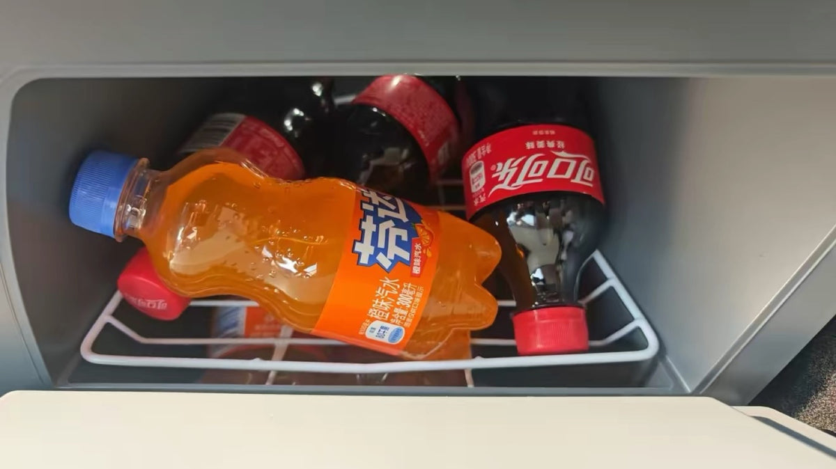 Bottles on the rack