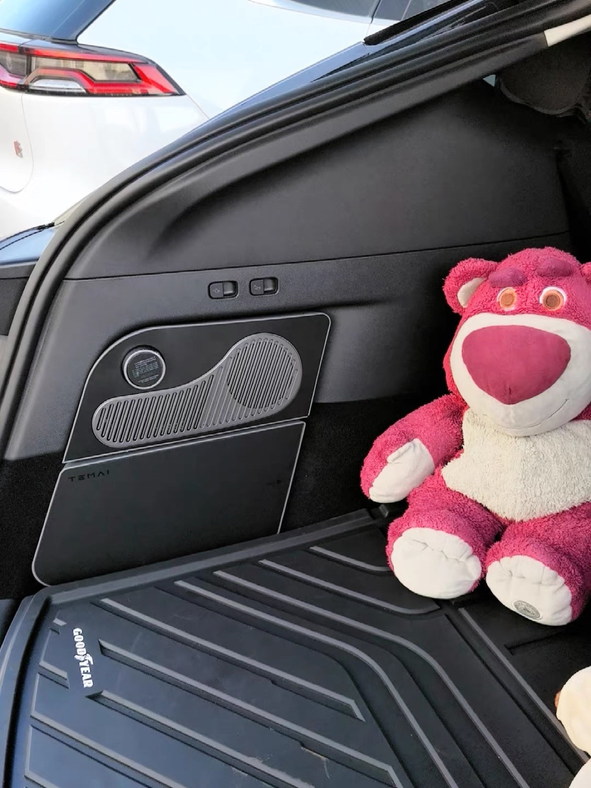Everyday trunk, panel closed, floor untouched
