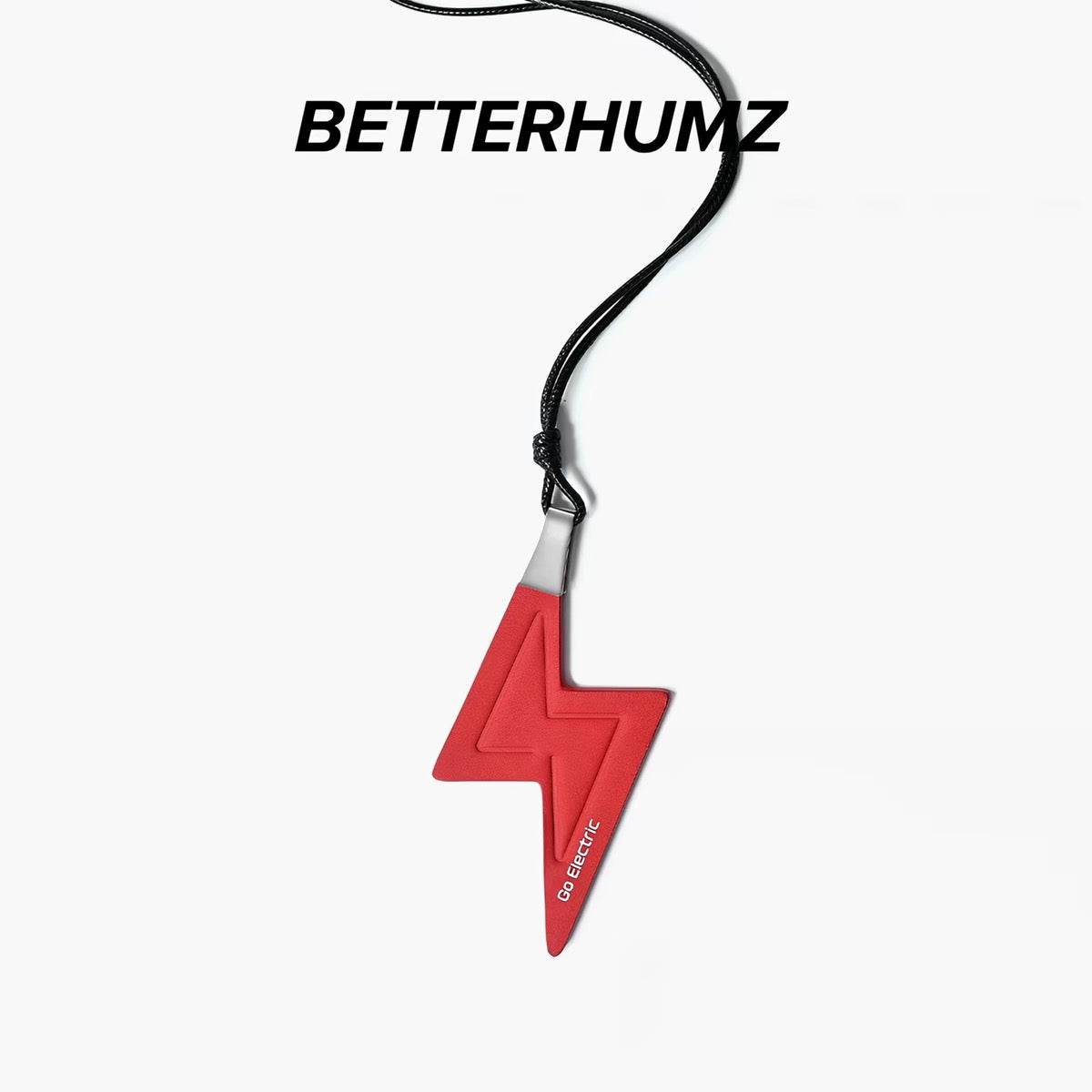 Apex Go Electric lightning bolt mirror charm in Red