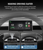 Making Driving Safer - No Attention Icon