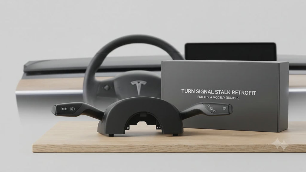 Apex Turn Signal Stalk Retrofit | Tesla Model Y Juniper