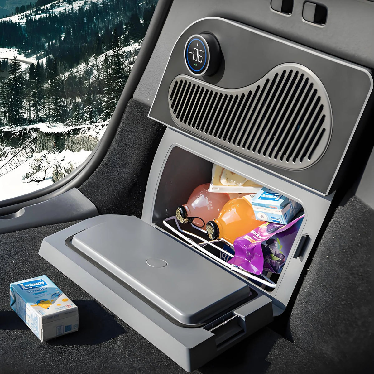 Apex Glacier™ Hidden Trunk Fridge | Tesla Model Y 2020–2026